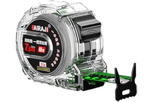 BBAUER Cinta Métrica Transparente, Cinta Métrica De Doble Cara De 5m/7,5m/10m Con Estuche Transparente, Cinta Métrica Multiusos, Cinta Métrica Para Medir Cualquier Cosa En Cualquier Proyecto