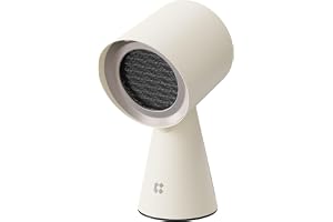CIARRA CBPHW01 Mini-spisluva, bärbar skrivbordsutsug, huva, vit med 2 växellägen, 2 m³/min, starkt utsug, för hem, kök, fondu