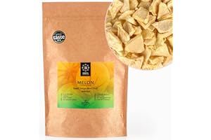 BRIX, GROWN FOR FLAVOUR BRIX Melone Liofilizzato | 100% Melone Cantalupo Essiccato Naturale 95 g | Frutta Secca con Fantastico Sapore | Non-OGM, Senza Glutine, Vegano e Vitamine Preservate