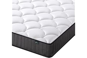Zinus Matelas 90x190 Memoire de Forme - Épaisseur 15 cm - Matelas 1 Place - Hybride Mousse & Ressorts Ensachés - Durable & Respirant - Certifié Oeko-TEX - Conçu en France