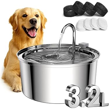 Katzenbrunnen FreshDrop - 5,5L Trinkbrunnen Mit Filter Für Haustiere