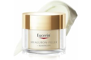 Eucerin Hyaluron-Filler + Elasticity Crema Giorno SPF 30 50 ml, Crema viso antimacchie e antirughe, Formula con Acido Ialuronico elasticizzante e Thiamidol per tutti i tipi di pelle
