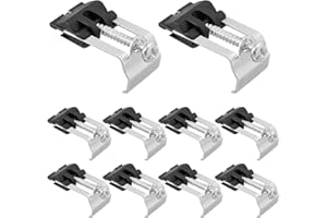 Aweisile Unterbau Spülbecken Clips 10 Stück Befestigungsklammern Küchenspülen Befestigungsklammern Sink Bogen Befestigungsklammern Sink Bogen Verstellbare Spülenklammern für Küche Badezimmer Dusche