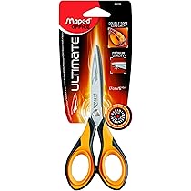 Forbici Maped Green 17cm - Lame Acciaio Inox, Impugnatura Ergonomica Ambidestra