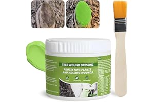 Allisway Mastice per Innesti, Mastice Cicatrizzante per Potature, Cicatrizzante per Piante, Adatto per Alberi da Frutto, Arbusti, Bonsai, Accelera Guarigione Ferite, Forma Pellicola Protettiva, 300 g