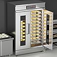 Bread Dough Proofer Machine, Large Bread Proofing Box with 32-layer Capacity, Adjustable 85°C Temperature and -110% RH Humidity, 360° Circulating Heating and 10h Timing,for Bakery,Dessert Shop