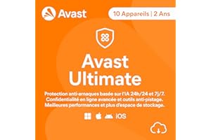 Avast Ultimate 2025 | 10 Appareils | 2 Ans | Code d’activation envoi par email