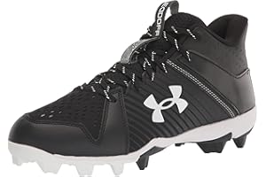 Under Armour Scarpe da baseball da uomo Leadoff Mid in gomma modellata