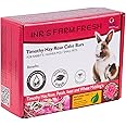 INR's Farm Fresh Timothy Rose Treat Cake Bars for Rabbits, Guneapigs, Other Small Pets for All Life Stages -Pack of 2 (125 x 2) GMS Pack