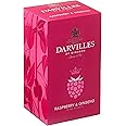 DARVILLES of WINDSOR - 25 x RASPBERRY & GINSENG Individually Wrapped Tag & Envelope Teabags - Premium English Fruit, Herb and Green Tea Bags - (25 teabags)