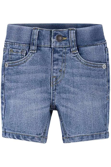 Pantaloncini Denim Levi's Per Bambine | Roll-Up Con Vita Regolabile | Cotone E Poliestere - Foto 2