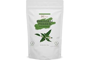 mGanna 100% Natural Bhringraj Powder 0.50 lbs/ 227 g Pure Eclipta Alba | Healthy Hair | NO Preservatives | NO Chemicals |