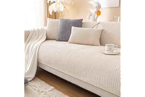 YSZBD Housse De Protection Canapé Housse Canape d'angle Forme De L Recouvre Canape Chat Anti-Slip Sofa Cushion Tissu Chenille Doux,L-Kissenbezug（30x50cm）