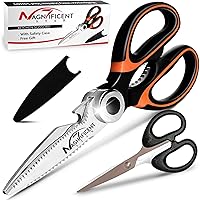 Magnificent Kitchen Scissor, Heavy Duty Scissors For Kitchen Use With Safety Cover & Extra Gift, Soft Grip & Multi-Functional