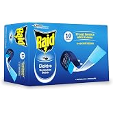 Raid Sivrisineklere Karşı Etkili 1 Adet Elektro Isıtıcı + 10 Adet Kokusuz Mat