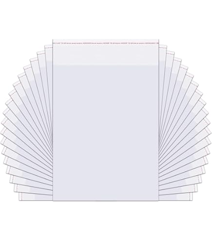 100 sacchetti trasparenti richiudibili in cellophane, con chiusura adesiva, ideali per panetteria, candele, caramelle, biscotti, snack, sacchetti in plastica (6 x 9