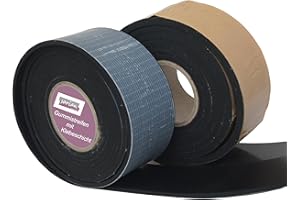 ‎SARIAN Gummistreifen selbstklebend BIS 10m Länge Stärke 3-10mm einseitige Klebeschicht Klebeband Gummimatte Gummiunterlage Vollgummi Hartgummi ((LxB) 0,5m x 10cm, Stärke: 3mm)