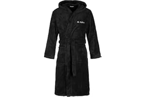 Di Vadini Unisex Herren Damen Bademantel Florenz mit Kapuze I Morgenmantel flauschig I Nachtwäsche aus edler Mikrofaser Öko-Tex Standard 100 I Kimono mit Farb- & Größenauswahl XXS - 5XL