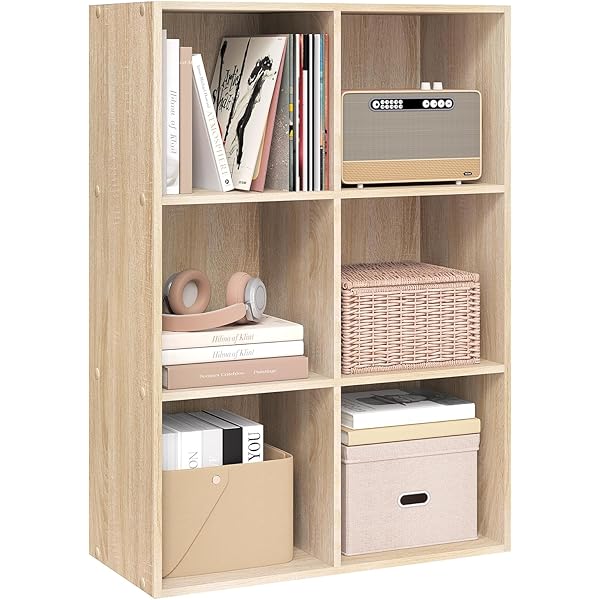 Iris Ohyama, kantoorplank/boekenkast/archiefkast/houten kast/kantoor basisplank, Modulair, kantoor, woonkamer, studeerkamer - Office Basic Rack - CX-3FN - Lichtbruin
