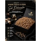 Kraft Kağıt Kırpık Dolgu Malzemesi 1 Kg &ndash; Doğal Kutu İ&ccedil;i Koruyucu Ambalaj
