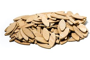 GENERIC Tolux Tasselli piatti legno numero 20, Confezione da 500 pezzi, Biscotti Lamello, Lamelle d'assemblaggio, Tasselli in legno di faggio di alta qualità per falegnami e progetti fai da te