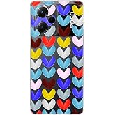 PrintiFy Poco X5 Pro 5G ile Uyumlu Water Color 1 Kamera Korumalı Şeffaf Kılıf