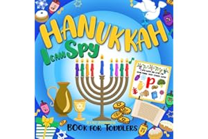 I Can Spy Hanukkah Book For Kids Ages 2-5: Chanukah Gift For Toddlers Preschool | A Fun Guessing Game With Dreidels Religious Jewish Symbols | Jewish ... Activity Book (Chanukah Books for Children)