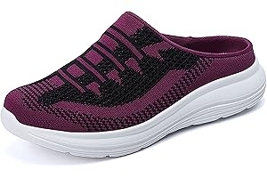 SMajong Sabots et Mules Femmes Pantoufle de Maison Respirantes Clogs de Jardin Antidérapant Chaussons Intérieur Extérieur Taille: 36-42 EU