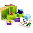 BEST LEARNING My Geo-Blox - Magnetic Sorting and Building Blocks to Learn Colors and Shapes for Children 3+ Years - Cardboard Book Included - First Birthday Present for Boys and Girls