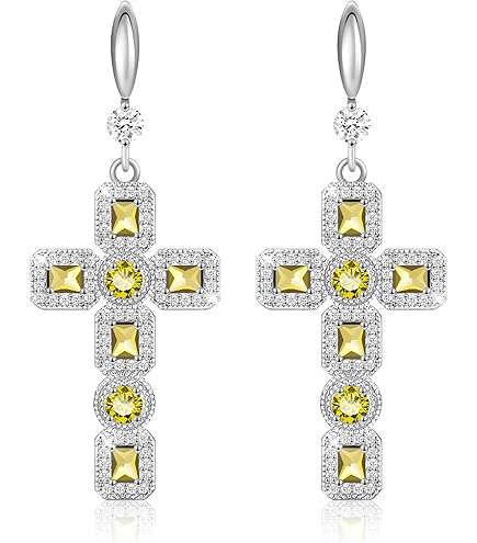 Orecchini placcati in argento con strass e grande perla d'acqua dol