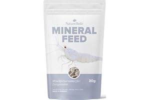 NatureHolic - Shrimp Food Mineralfeed I Mangime Minerale per gamberetti, gamberi e granchi Prodotto in Germania