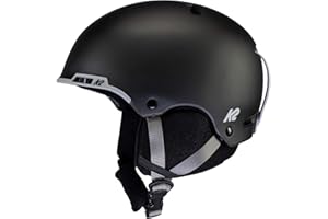 K2 Ski Damski kask narciarski Meridian, matowy perłowy czarny, M (55-59 cm)