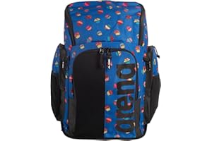 arena Team Backpack 45 Grande Zaino da Nuoto e Piscina, Zaino da Viaggio Sportivo per Palestra e Tempo Libero, Zaino da Mare con Sacca da Nuoto per Indumenti Bagnati e Fondo Rinforzato, 45 Litri