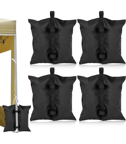 10 Stück Outdoor Vorhang Gewichte - Sandsäcke Mit Metallklemmen Für Terrasse & Garten