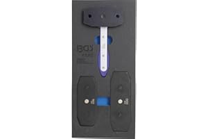 BGS 6680 | Bandeja para carro 1/3: Juego de herramientas para reposicionar los pistones de freno | con función de carraca