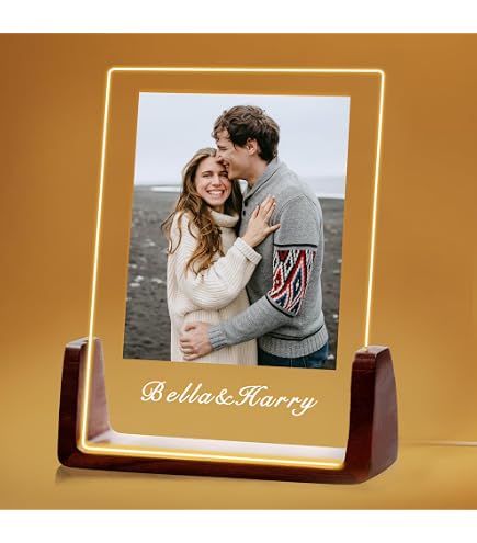Targa Spotify Personalizzata Plexiglass Nome Canzone Artista Foto Frase di Benedizione Cornice Quadro Idee Regalo Mamma Papà Coppia Compleanno Festa Natale