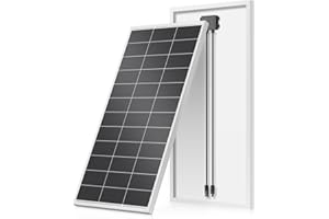 Rvpozwer 200w Solar Panel, N-Type Monocrystalline Solarpanel, High Efficiency Solar Module (24.3%) with IP68 Waterproof Rating and MC4 Connectors for Homes, RV, Boat, Battery, Rooftop and Off-Grid