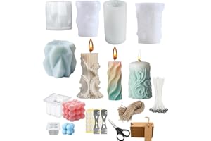 DARKYOUN 2025 Kerzenformen zum Gießen Kerzen Selber Machen set Form Silikon Bubble Formen Silikonform Kerzen Selber Machen set für DIY
