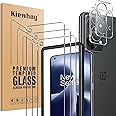 Kiewhay Pellicola Protettiva Compatibile con OnePlus Nord 2T 5G Vetro Temperato 6,43'', 3x Pellicola Vetro + 2x Pellicola Fot
