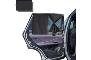 ZTBFHLZQ 2 Stück Sonnenschutz Auto Baby,Magnetisch Auto Kinder,Vorhang UV Schutz,Autofenster Sonnenschutz Kinder,Sonnenblende Auto Kinder fit 99% Autos,Privatsphäre Für Ihre Familie