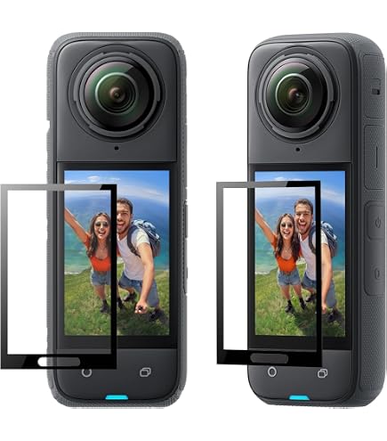Displayschutzfolie Für Insta360 ONE X2 – 6-teilig, Gehärtetes Glas, Inkl. Reinigungstuch & Werkzeug