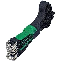 Lumonic Klettbinder 10er Pack - 40 Cm Lang, 3 Cm Breit - Wiederverwendbare Kabelbinder Für Ordnung & Befestigung