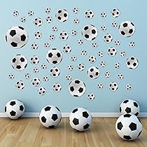 PLIGREAT Adesivi da Parete con Citazioni della Ragazza di Calcio, Adesivi da Parete Rimovibili, Adesivi da Parete per Ragazze, Camera da Letto, Sala Giochi, Palestra, Decorazione da Parete