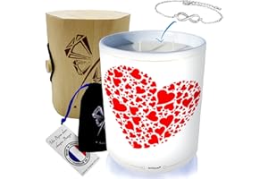 ARTGOSSE Coffret Prestige • Bougie avec Bracelet orné de Cristaux de Swarovski® • Fabrication Française • Parfum Français Monoï de Tahiti