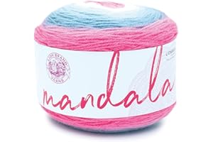 Lion Brand Yarn Company Mandala Yarn, Acrylic, Unicorn, 13.97 x 13.97 x 10.16 cm