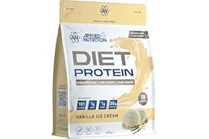 Applied Nutrition Diet Whey - High Protein Powder Supplement, Low Carb & Sugar, for Weight Management with CLA, L Carnitine, 