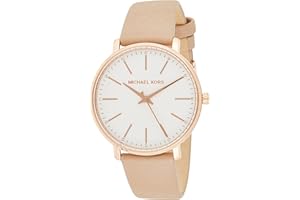 Michael Kors Damenuhr PYPER, 38 mm Gehäusegröße, Dreizeigerwerk, PVC-Armband