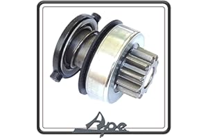 GSC RICAMBI SRL MOTORINO PIGNONE AVVIAMENTO RUOTA LIBERA COMPATIBILE PER PIAGGIO APE 703 DIESEL - APE CAR DIESEL - PIAGGIO APE MAX DIESEL - APE POKER.