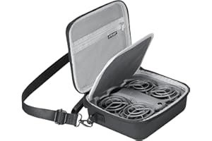 FPVtosky Neo 2 Étui de Voyage, Sac de Voyage en PU Portable pour Accessoires de Drone DJI Neo 2 [Seulement Le Sac]