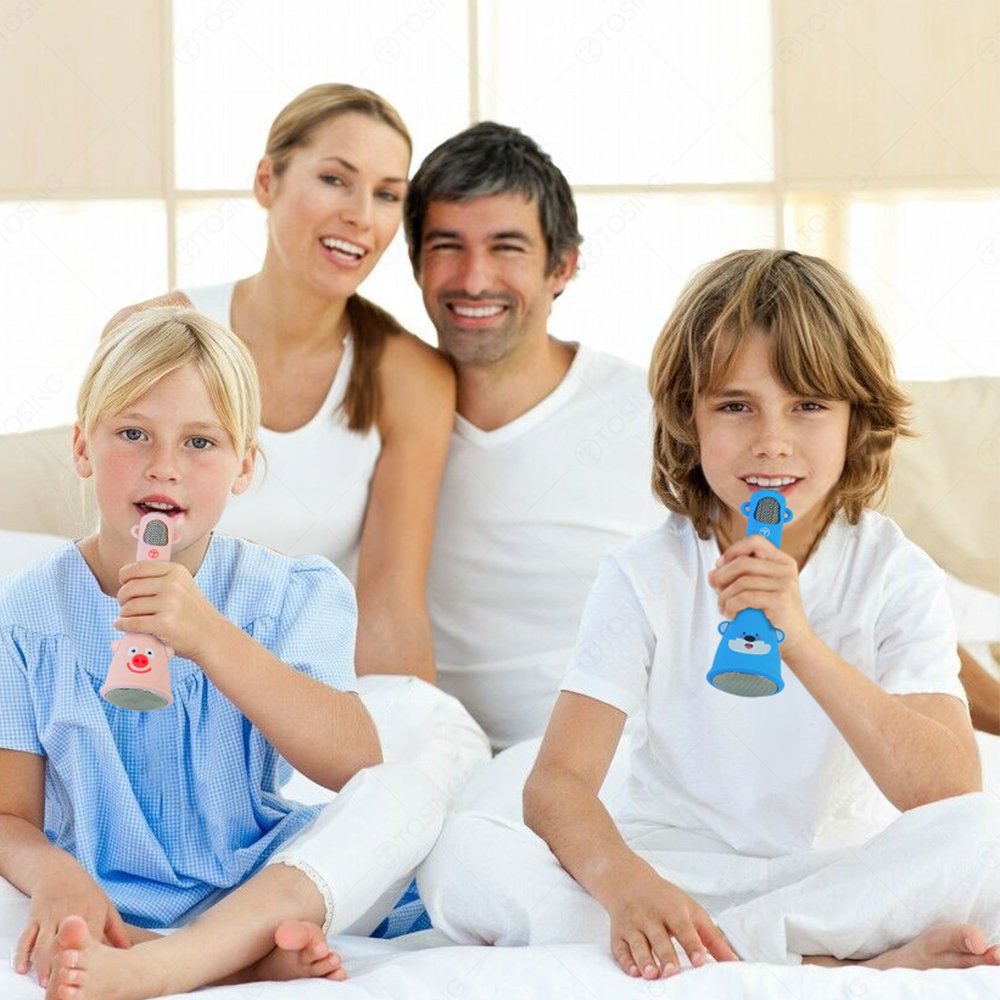 TOSING x3 Karaoke Microphones per bambini Microfono senza fili miglior regalo per ragazzi e ragazze compleanno 2018-Kids… - immagine 6